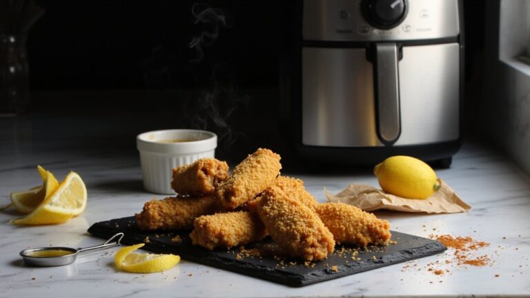 air fryer producing smoke