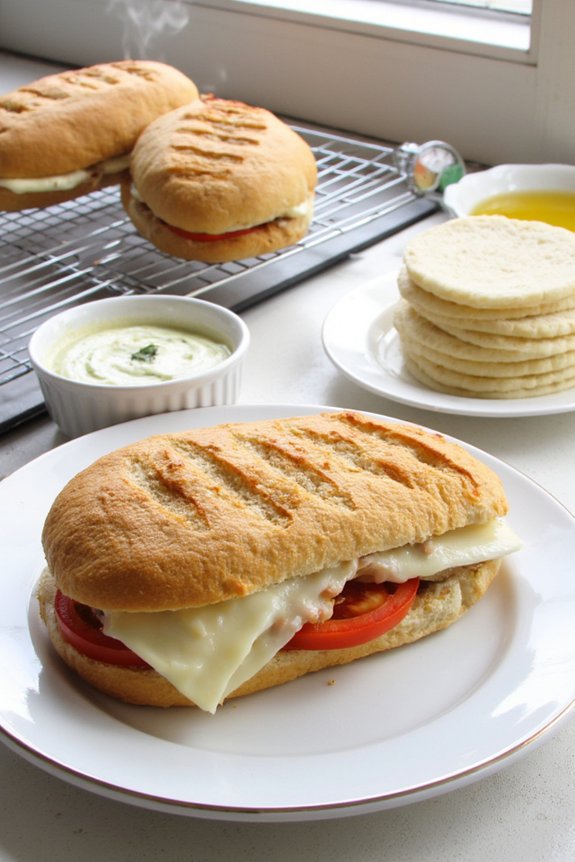 always preheat your panini press