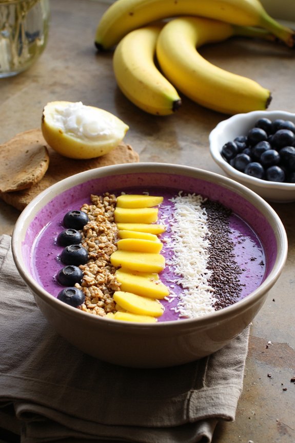 balance frozen fruit and liquid