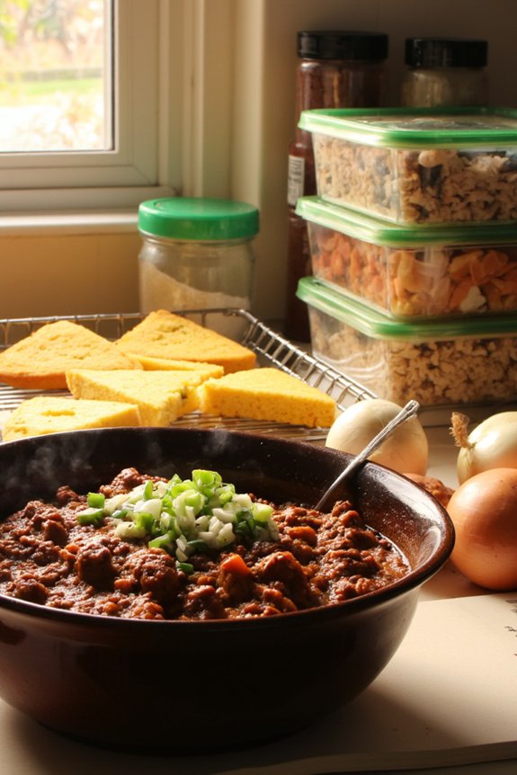 batch cooked slow cooker meals