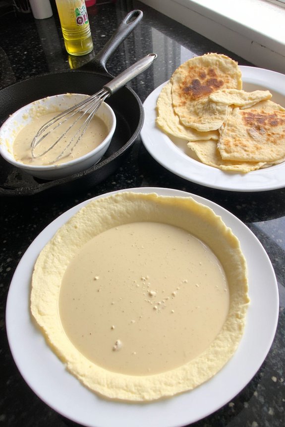 batter consistency determines sticking