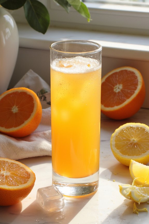 bright citrus morning juice
