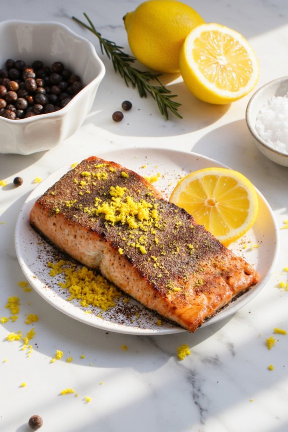 bright lemon pepper zest blend