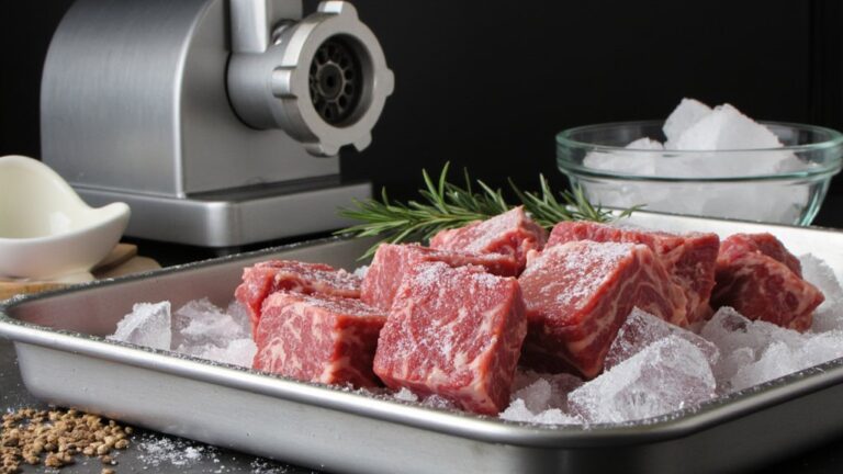 chill meat for improved texture