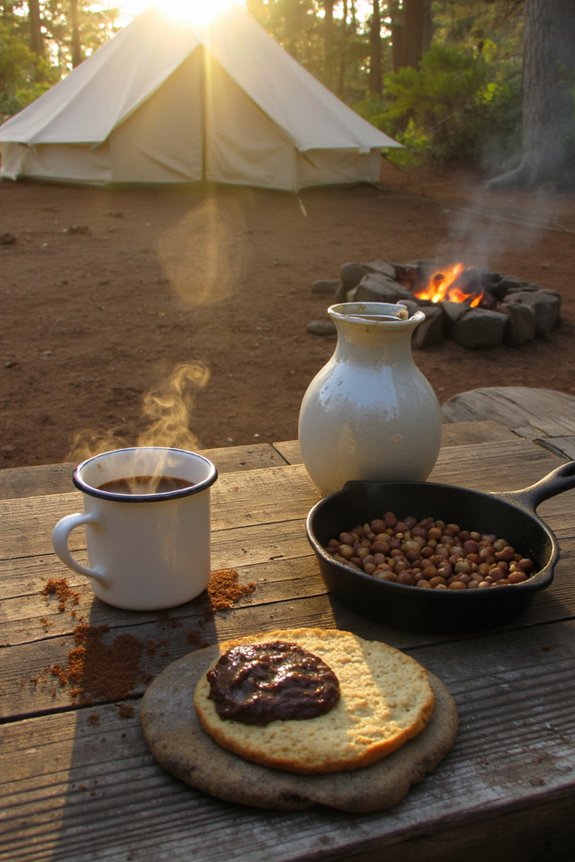 chocolate hazelnut creamy camp coffee