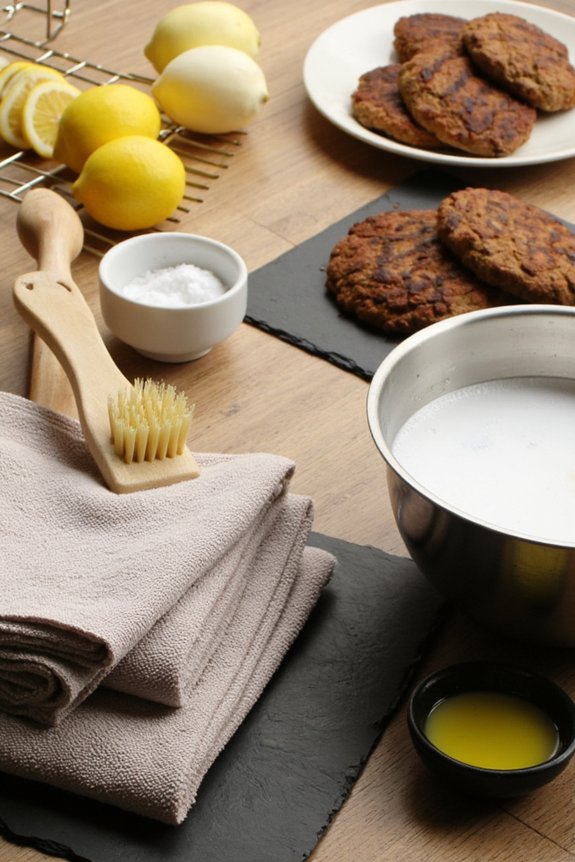 clean thoroughly before seasoning