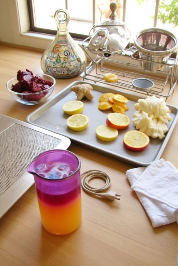 dedicated juicer assembly station