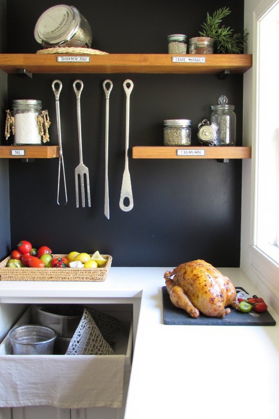 dedicated rotisserie gear storage