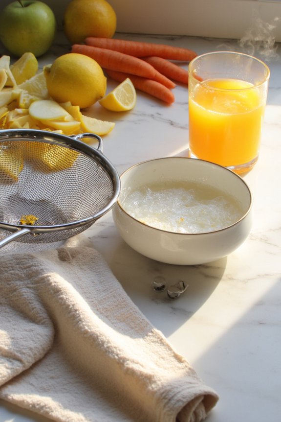 disassemble juicer immediately after