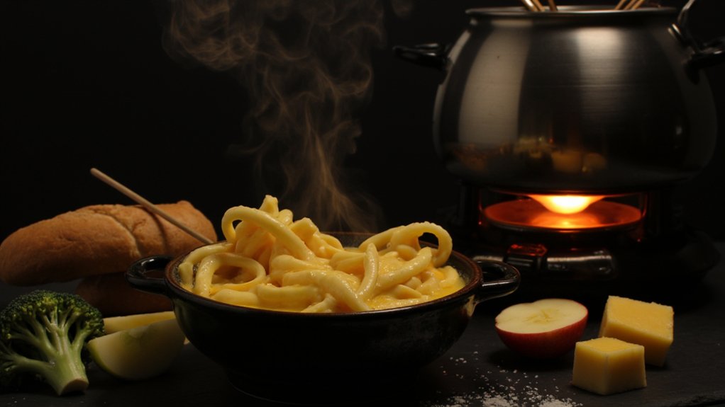 electric fondue pot heat settings