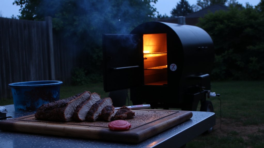 electric smoker losing heat