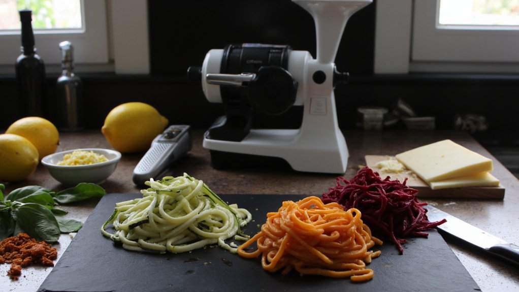 electric spiralizer blade shapes