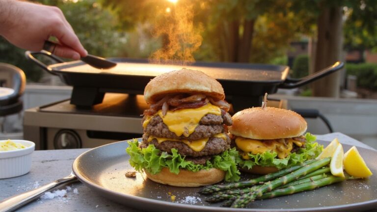 elevated outdoor griddle cooking experience