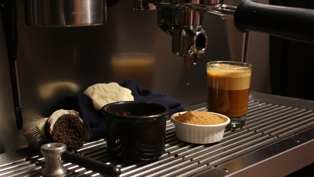 espresso machine professional deep clean