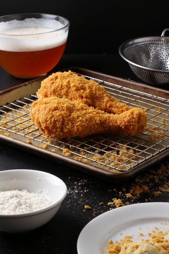 food debris causes foaming