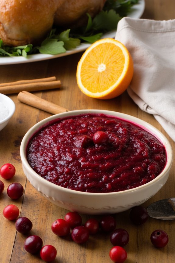 fresh vibrant tradition filled cranberry sauce