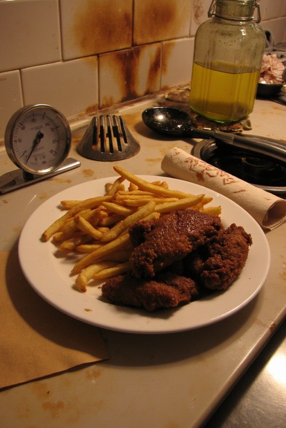 fryer showing dangerous warning signs