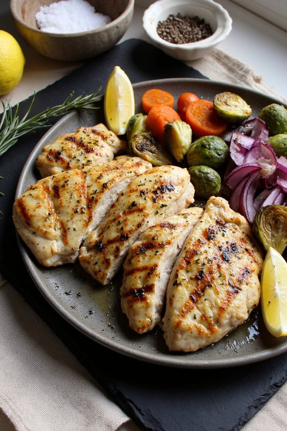 garlic herb marinated chicken