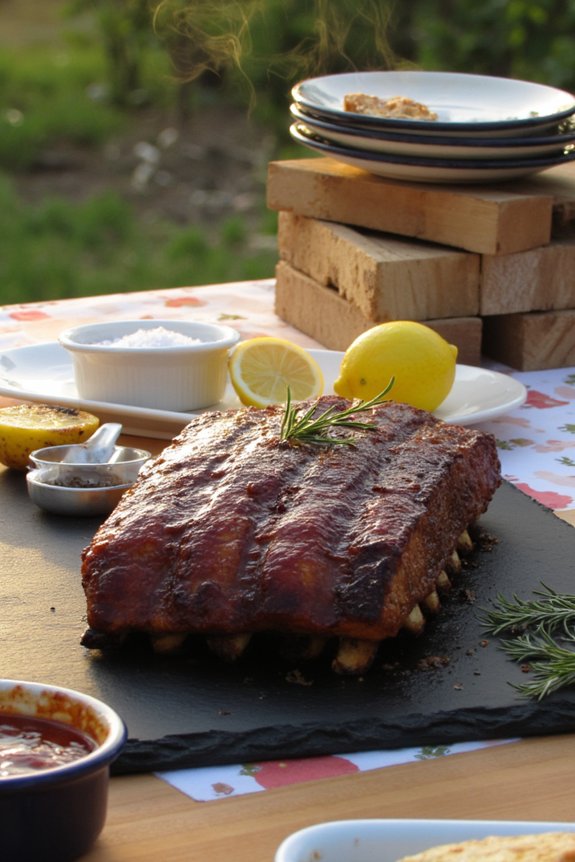 hickory smoked tangy glazed ribs