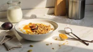 homemade yogurt simplifies mornings