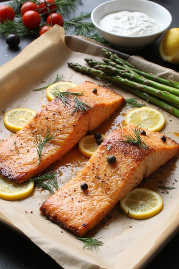 lemon dill roasted salmon perfection