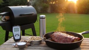 master pellet grill temps