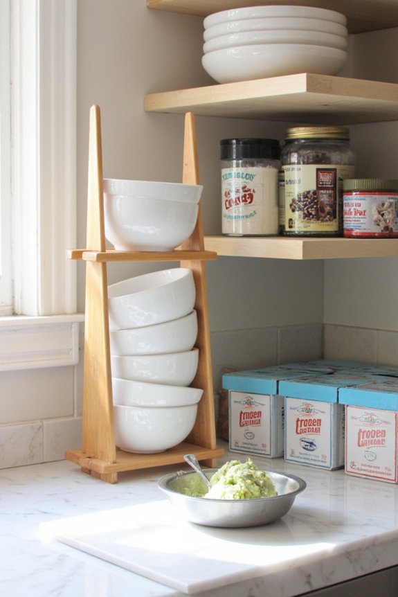 maximize freezer space vertically