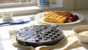 nonabrasive cleaning for waffleplates