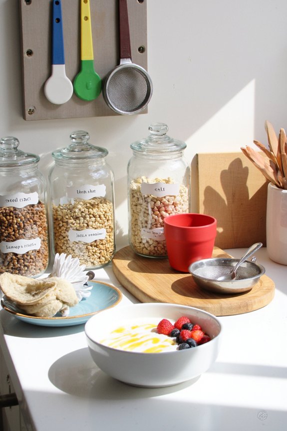 organized accessible multi cooker station