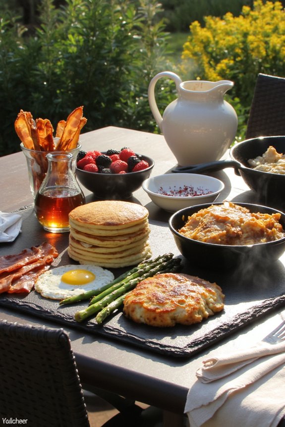 outdoor griddle breakfast mastery