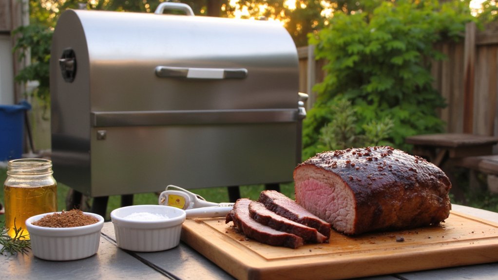 outdoor smoker producing insufficient smoke