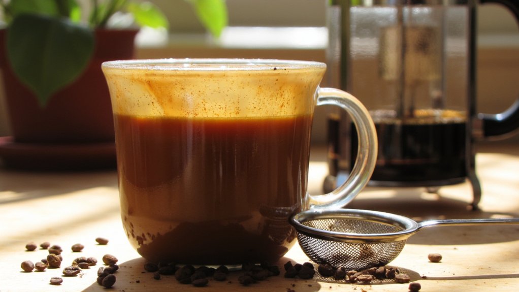 overly coarse grounds poor filtration