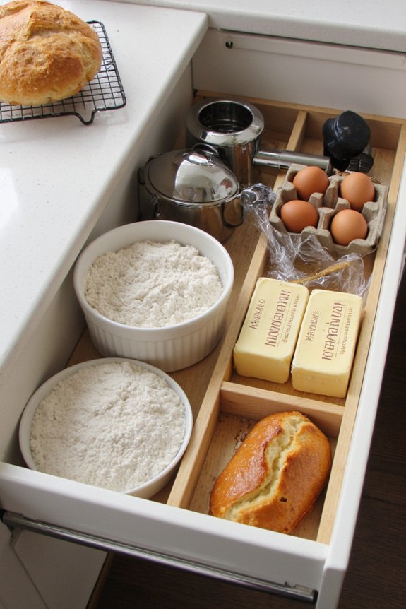padded modular drawer organization
