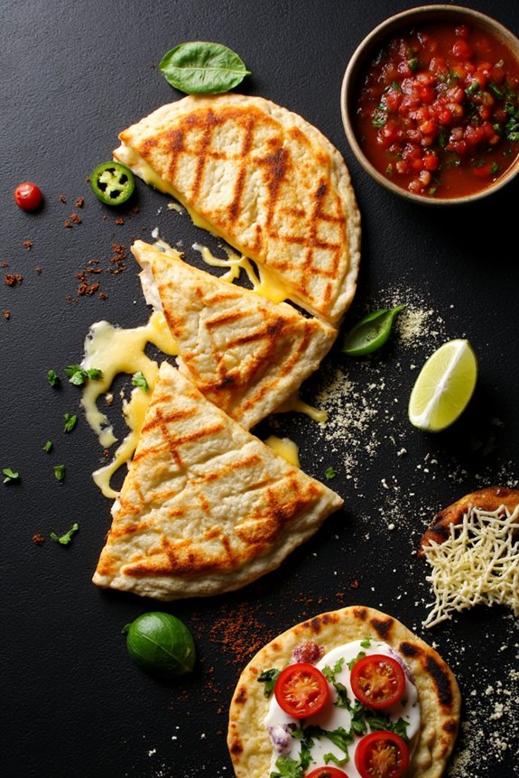 panini press cooks quesadillas and flatbreads