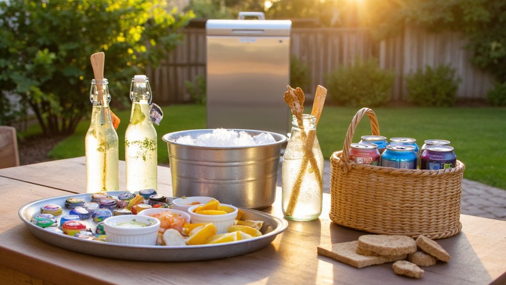 party ready outdoor cooler organization