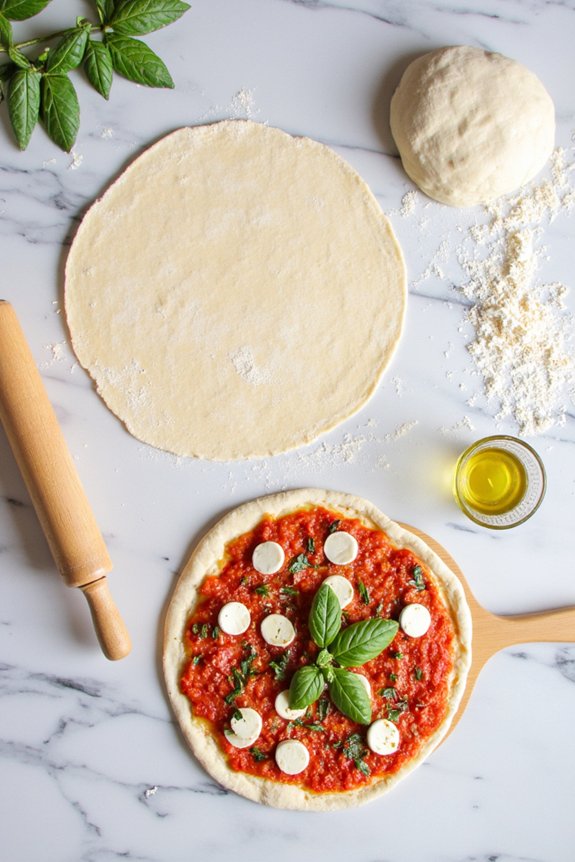 pasta maker creates thin crust