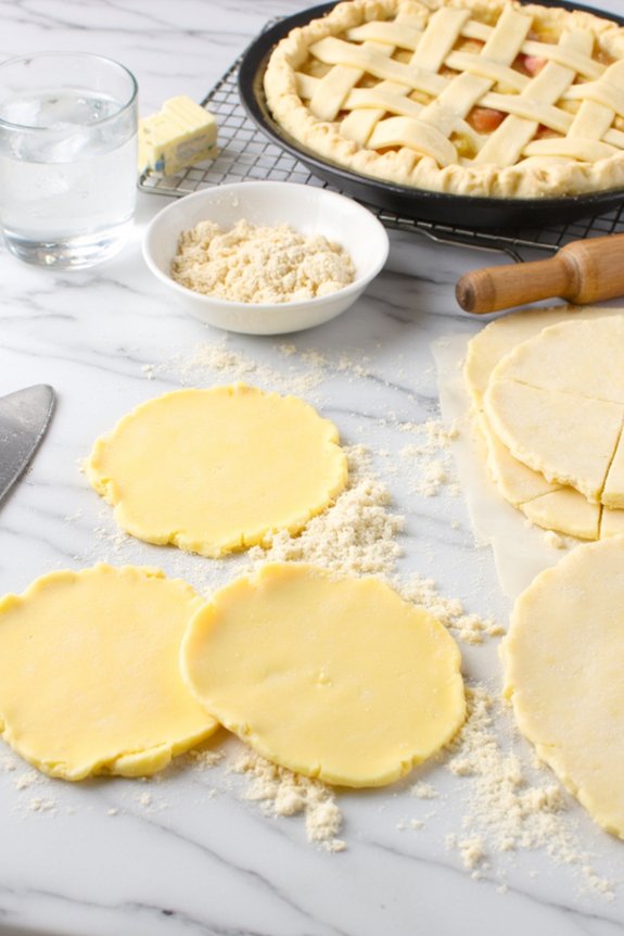 pea sized butter minimal handling