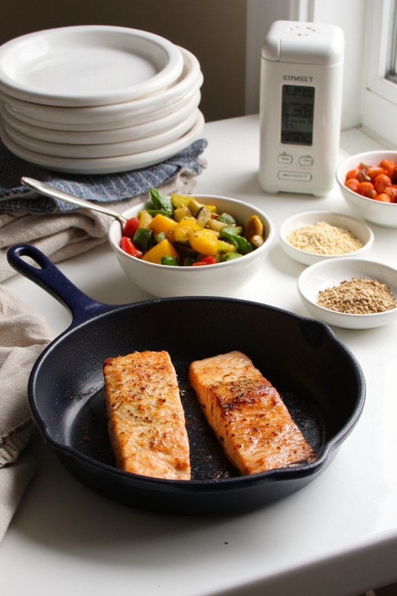 plan batch sequential single burner cooking