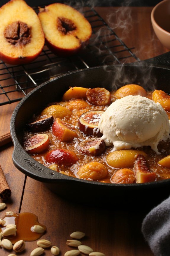 portable oven caramelized desserts