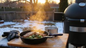 preparing pellet grill for winter