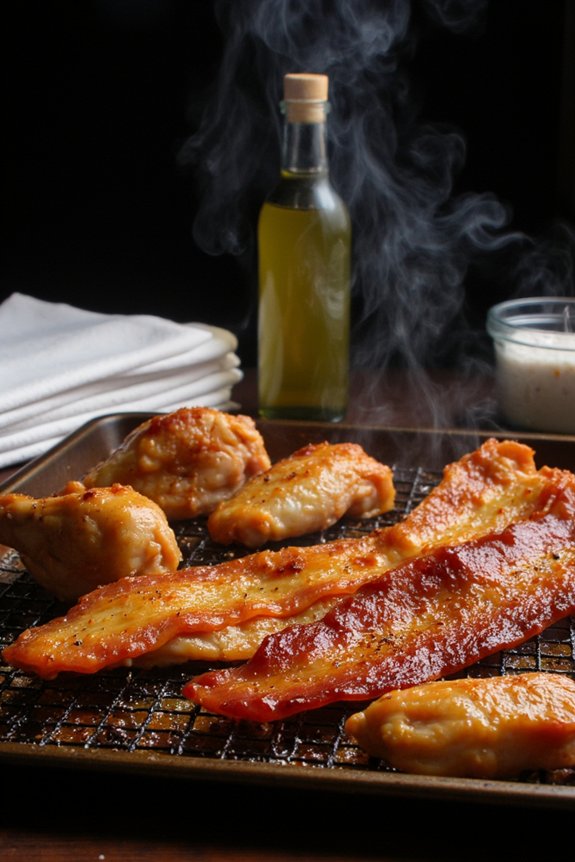 proper fat drainage prevents smoke