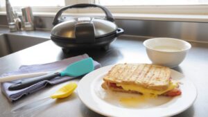 protect nonstick plates gently