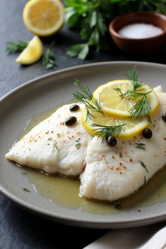 rice cooker steamed herbed lemon fish