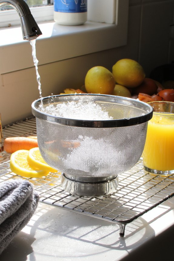 rinse basket and screen