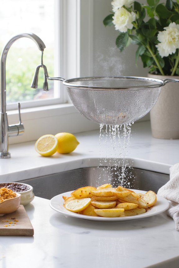 rinse towel dab air dry basket