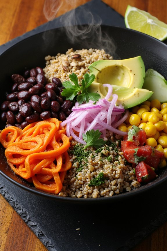 roasted spiralized sweet potatoes