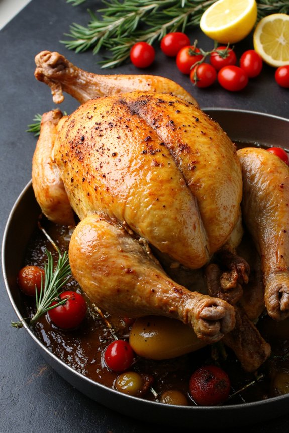 rotisserie oven ensures even cooking
