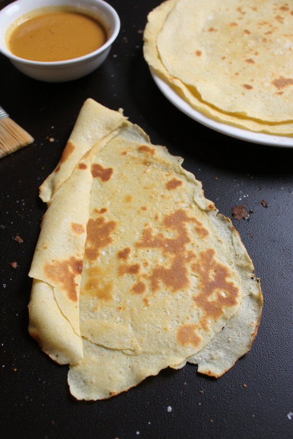seasoning prevents crepes sticking