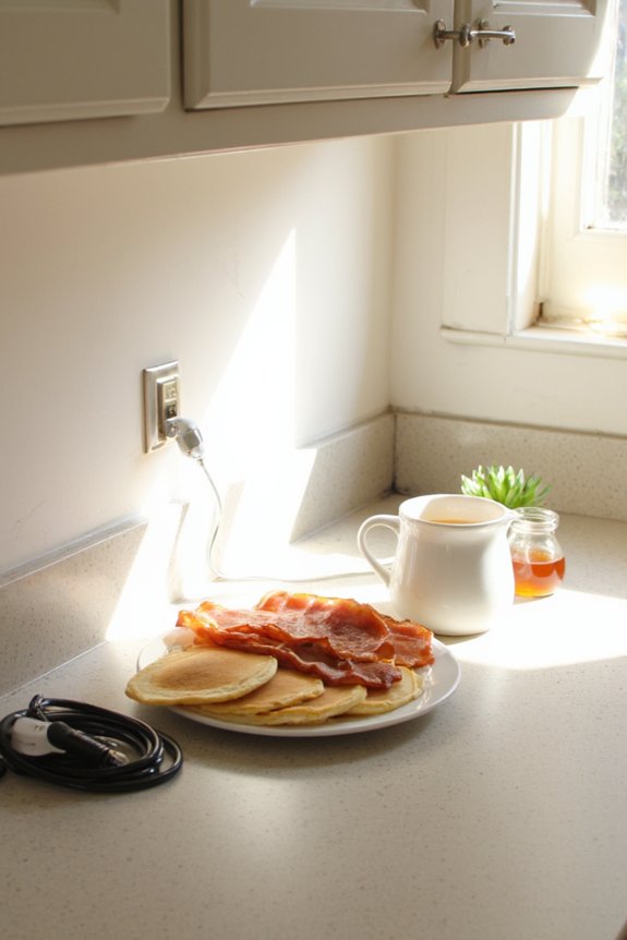 secure griddle with straps