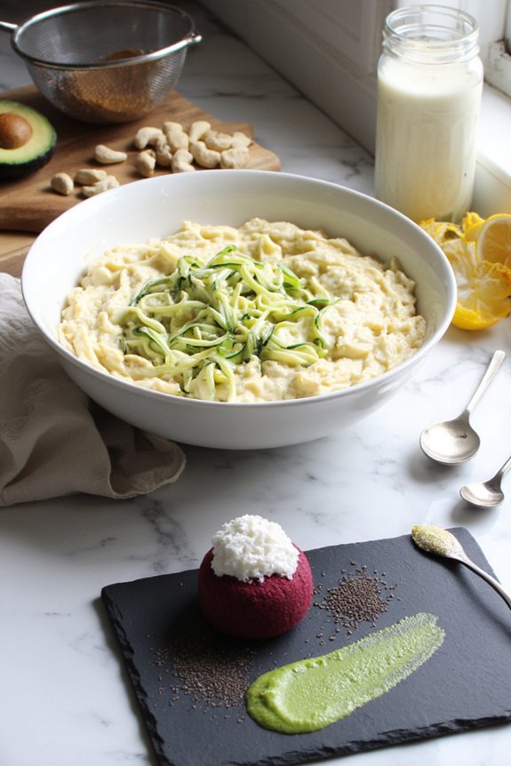 silky plant based creamy textures